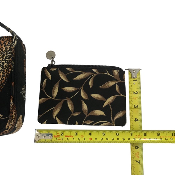Susan Graver Animal Print Purse in Fabric Vintage Shoulder Bag with Zip Closure - Picture 6 of 8